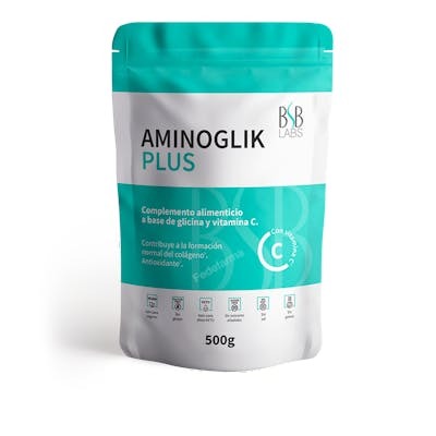 BSB LABS Aminoglik Plus Vitamina C 500Gr Vegano BSB LABS Aminoglik Plus Vitamina C 500Gr Vegano