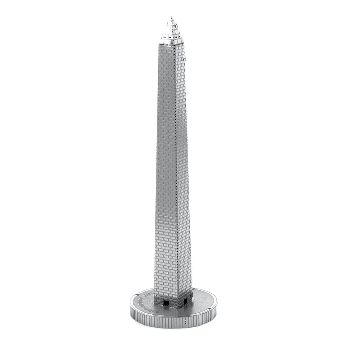 Metal Earth Washington Monument - Maqueta 3D de Metal para Construir - Acero Inoxidable - Modelo sin Pegamento ni Soldadura - Juego de Construcción