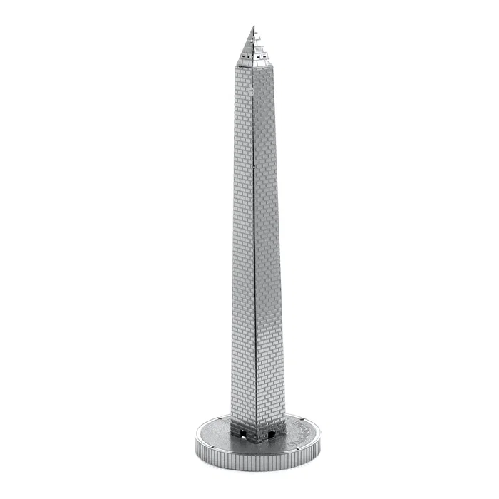 Metal Earth Washington Monument - Maqueta 3D de Metal para Construir - Acero Inoxidable - Modelo sin Pegamento ni Soldadura - Juego de Construcción