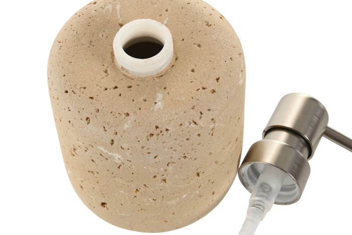 DKD Home Decor Dosificador Simil Piedra Beige