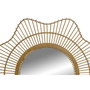 DKD Home Decor Espejo de Bambú y Cristal 85x85 cm Natural