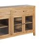 Aparador Natural Madera Mindi Salón 160 X 45 X 89 cm