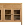Aparador Natural Madera Mindi Salón 160 X 45 X 89 cm