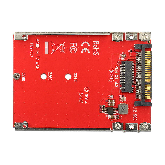 DeLOCK 62725 Convertidor U.2 SFF-8639 a M.2 NVMe Key M 7 mm