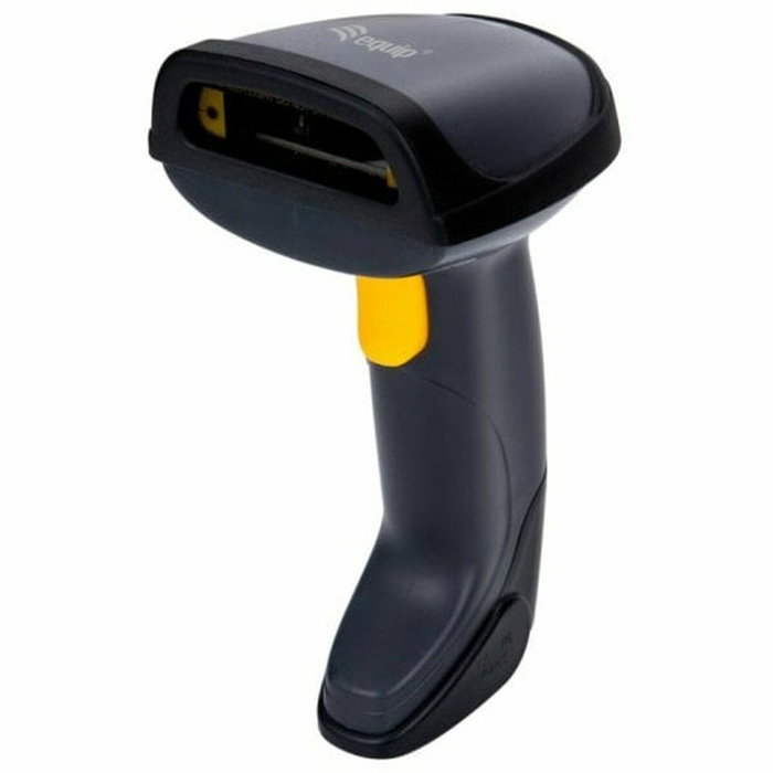 Equip Escáner de Código de Barras Wireless Láser 1D Negro con Soporte