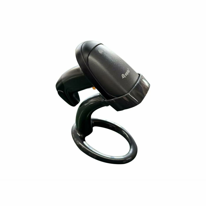 Equip Escáner de Código de Barras Wireless Láser 1D Negro con Soporte