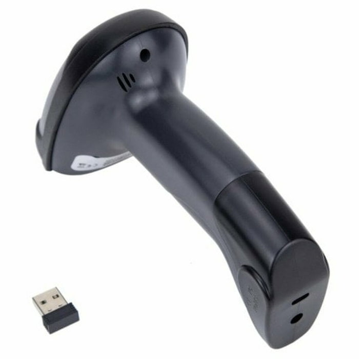 Equip Escáner de Código de Barras Wireless Láser 1D Negro con Soporte