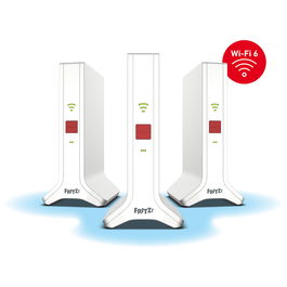 AVM Mesh Set 4200 3-PACK Wi-Fi 6E (802.11ax) Repetidor de red Doble banda 2,4 GHz / 5 GHz