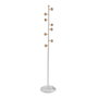 Perchero de Pie Versa Blanco Madera Metal 34,5 x 180 x 34,5 cm