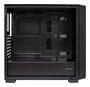 UNYKA UK121804 Caja Semitorre ATX Revelat Madeira Negra con Ventana y USB Tipo-C, Sin Fuente de Alimentación