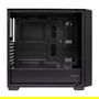 Unykach Caja PC Gaming ATX Unyka Revelat Madeira Black, Torre Media con Panel Lateral de Cristal Templado y Frente de Madera, Ref. UK121804
