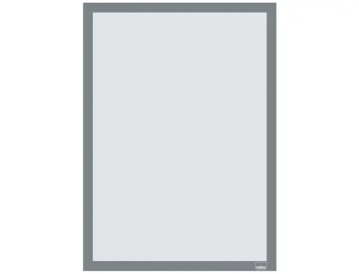 Nobo Marco Porta Anuncios Magnético Autoadhesivo DIN A3 Color Plata Pack 2 Unidades