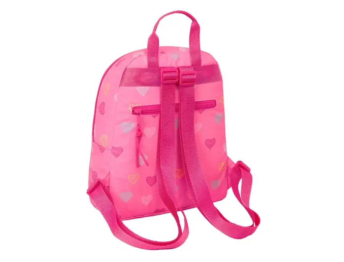 Mochila Benetton Heart Rosa 25 x 30 x 13 cm