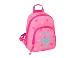 Safta Mochila mini Benetton Heart 300x250x130 mm