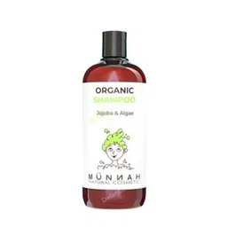 MUNNAH Bio Champu Jojoba Y Algas 500 Ml Limpia Delicadamente Equilibra Regula Grasa Y Evita Descamacion Apto Piel Sensible