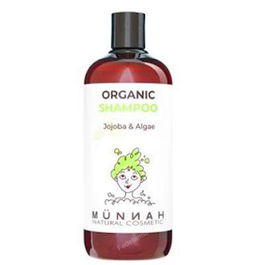 MUNNAH Bio Champu Jojoba Y Algas 500 Ml Limpia Delicadamente Equilibra Regula Grasa Y Evita Descamacion Apto Piel Sensible