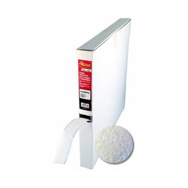 Burcasa Cinta de Cierre Adhesivo Hembra 20mm Blanco Caja 2