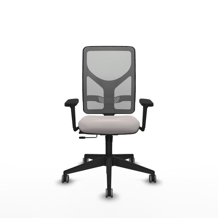 PIQUERAS Y CRESPO Silla de oficina Motilla con mecanismo Sincro/Traslack, Blanco y Gris PIQUERAS Y CRESPO Silla de oficina Motilla con mecanismo Sincro/Traslack, Blanco y Gris