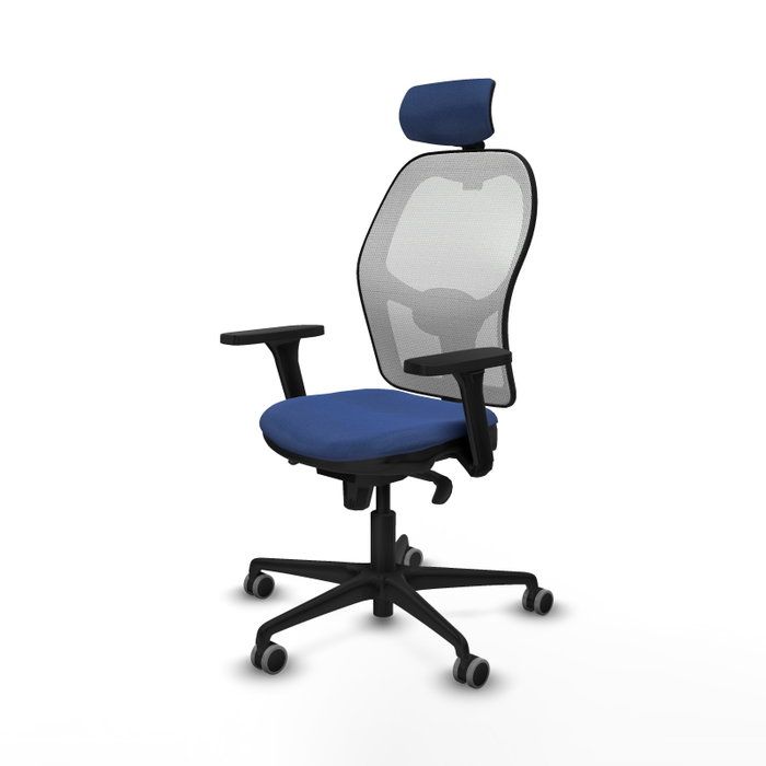 PIQUERAS Y CRESPO Silla de oficina Jorquera Azul Marino y Blanco PIQUERAS Y CRESPO Silla de oficina Jorquera Azul Marino y Blanco