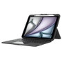 Targus VersaVu Teclado Bluetooth con Trackpad para Apple iPad Air/Pro 11 pulgadas, QWERTY Español, Retroiluminado, Negro