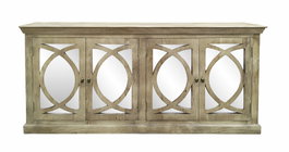 DKD Home Decor Item Home Buffet Madera Maciza Mango Natural 200 x 45 x 90 cm