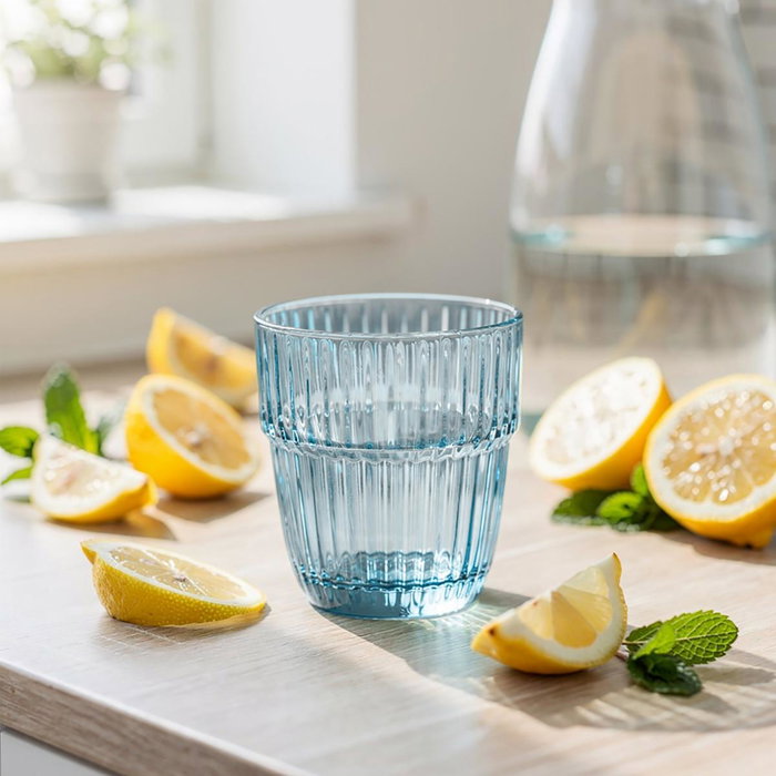 Bormioli Rocco Vaso Bajo Barshine Azul 30 cl Bormioli Rocco Vaso Bajo Barshine Azul 30 cl