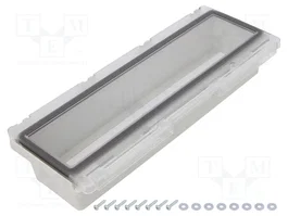 FIBOX Ventanilla de inspección de policarbonato 257x108x25mm IP65