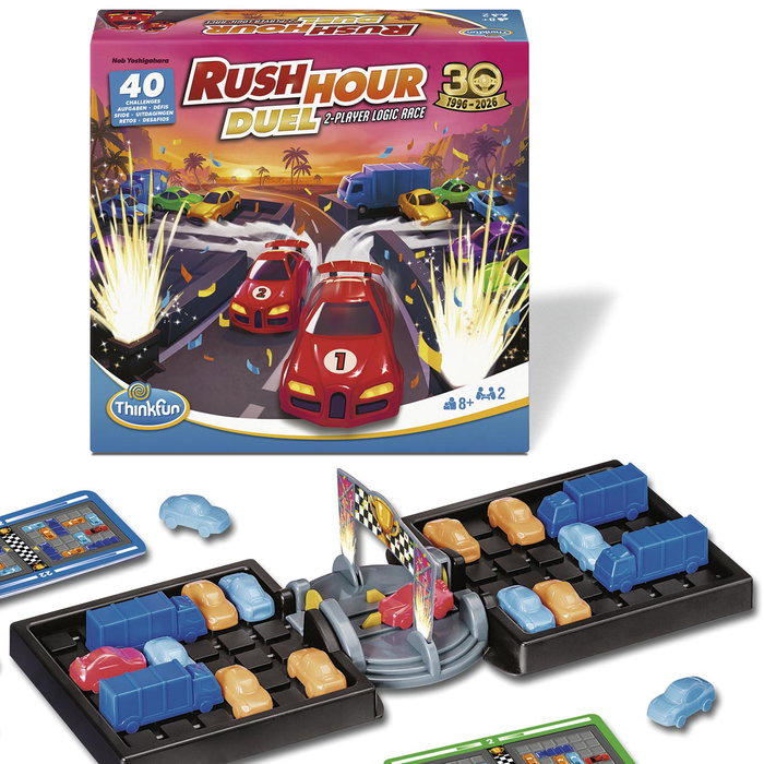Ravensburger Rush Hour Duel con 40 niveles de desafío