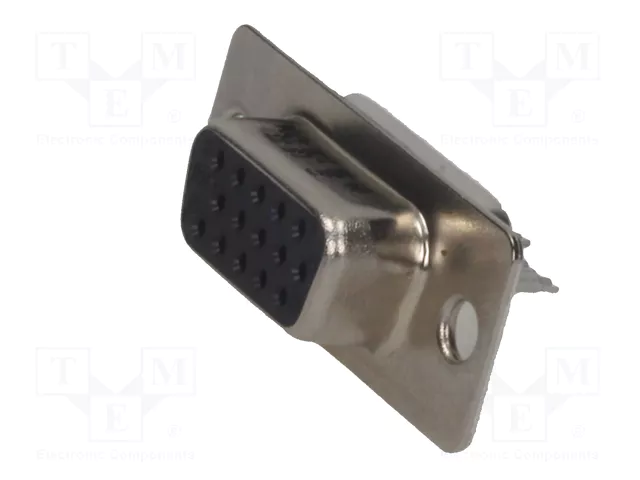 HARTING Conector D-Sub HD Hembra de 15 Pines Recto para Soldar HARTING Conector D-Sub HD Hembra de 15 Pines Recto para Soldar