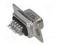 HARTING Conector D-Sub HD Hembra de 15 Pines Recto para Soldar