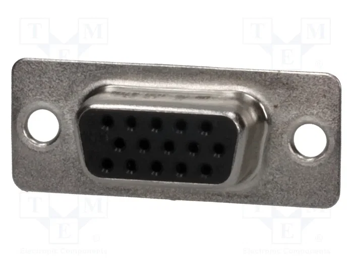 HARTING Conector D-Sub HD Hembra de 15 Pines Recto para Soldar HARTING Conector D-Sub HD Hembra de 15 Pines Recto para Soldar