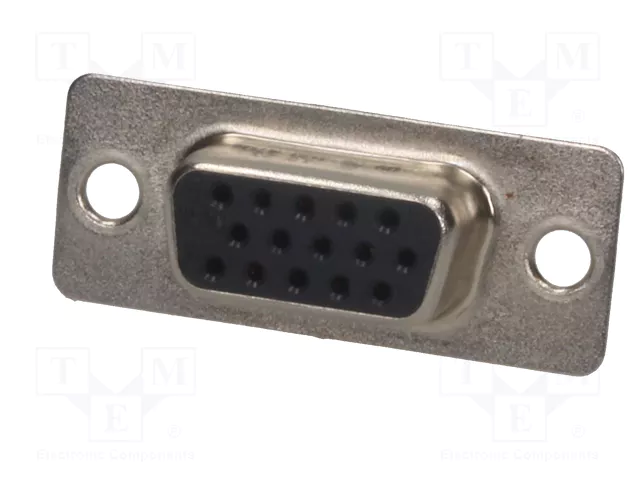 HARTING Conector D-Sub HD Hembra de 15 Pines Recto para Soldar HARTING Conector D-Sub HD Hembra de 15 Pines Recto para Soldar