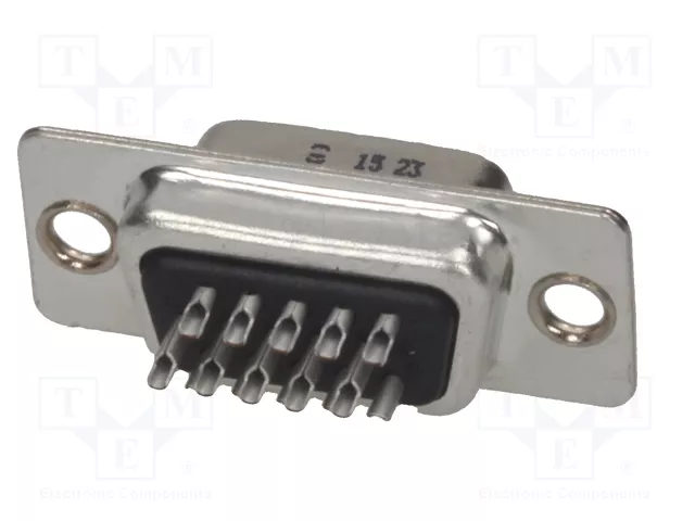 HARTING Conector D-Sub HD Hembra de 15 Pines Recto para Soldar HARTING Conector D-Sub HD Hembra de 15 Pines Recto para Soldar