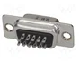HARTING Conector D-Sub HD Hembra de 15 Pines Recto para Soldar