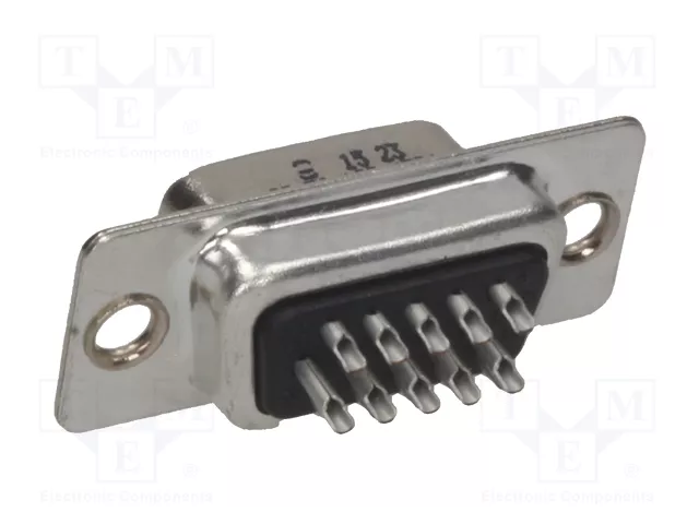 HARTING Conector D-Sub HD Hembra de 15 Pines Recto para Soldar HARTING Conector D-Sub HD Hembra de 15 Pines Recto para Soldar