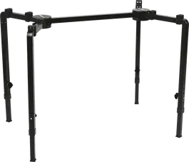 Quiklok Mesa Plegable XL para Teclado, Mezclador y Altavoz con Altura Ajustable (740-1180mm) - Carga Máxima 113.10 kg