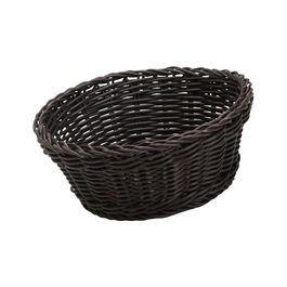 1946 Panera Ratán Sintético Diámetro 20 cm Altura 8 cm Color Wengué