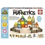 Educa Juego de construcción Magnetics Ecoferme EDU8412668202696 - 28 piezas magnéticas, 2 animales, 8 cartas - A partir de 3 años