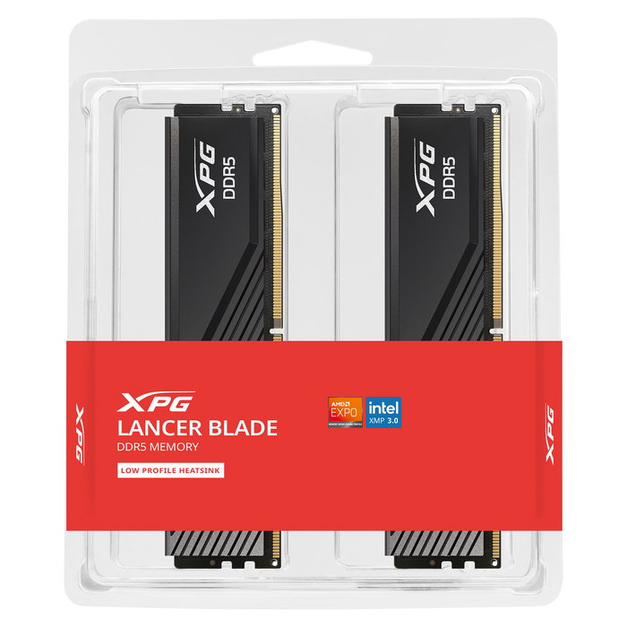 ADATA XPG Lancer Blade DDR5 RAM 32 GB (2x16 GB) 5600 MHz Kit Dual Channel - DIMM 288-pin, Intel XMP 3.0, AMD EXPO, Ref: AX5U5600C4616G-DTLABBK