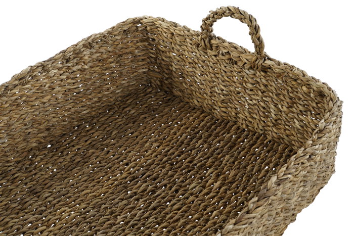 DKD Home Decor Set de 5 Cestas de Seagrass Natural DKD Home Decor Set de 5 Cestas de Seagrass Natural