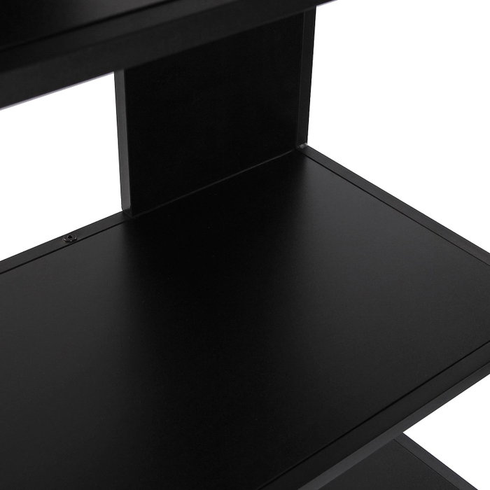 Versa Estantería de Metal Negro 160x80 cm - Estantería Industrial