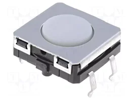 Aratas (Formerly Omron Components) B3W-4000 Microconmutador TACT SPST-NO blanco