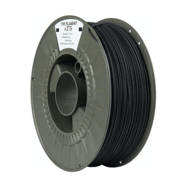 Spectrum TF-24094 Filamento PLA CF (Fibra de Carbono) Negro 1.75 mm 1 kg para Impresora 3D - Material Técnico Rojo