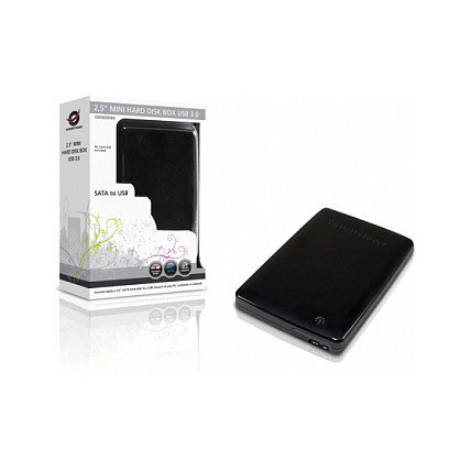 Conceptronic CHD2MUSB3B Caja para disco duro de 2,5 pulgadas USB 3.0