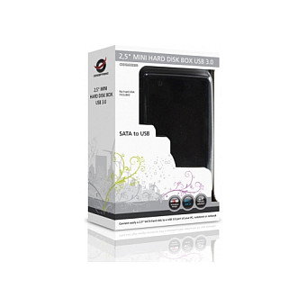 Conceptronic CHD2MUSB3B Caja para disco duro de 2,5 pulgadas USB 3.0