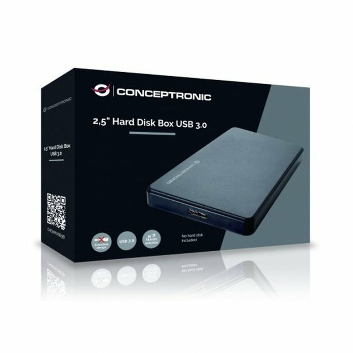 Conceptronic CHD2MUSB3B Caja para disco duro 2,5 pulgada USB 3.0 Negro Conceptronic CHD2MUSB3B Caja para disco duro 2,5 pulgada USB 3.0 Negro