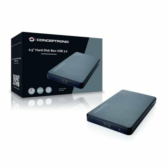 Conceptronic CHD2MUSB3B Caja para disco duro 2,5 pulgada USB 3.0 Negro Conceptronic CHD2MUSB3B Caja para disco duro 2,5 pulgada USB 3.0 Negro
