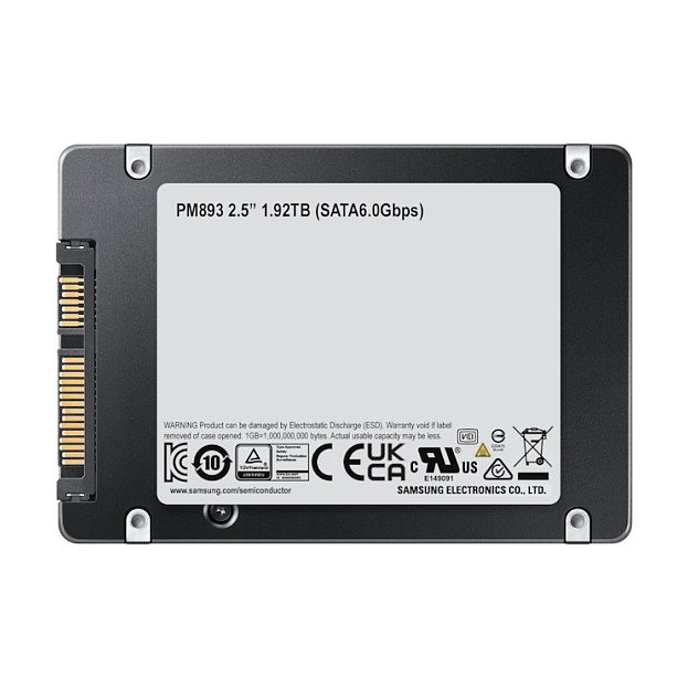 Samsung PM893 SSD 480GB 2.5" SATA III V-NAND TLC Bulk Samsung PM893 SSD 480GB 2.5" SATA III V-NAND TLC Bulk