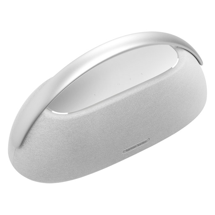 Harman Kardon Go + Play 3 Altavoz Portátil Bluetooth 5.2 de 3 vías, 160W, Batería Recargable, Color Gris/Plata