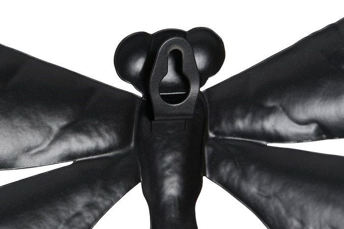 DKD Home Decor Decoración de Pared Mediterráneo Libélula Metal Azul Naranja Multicolor 1 x 16 x 30 cm (6 Unidades)